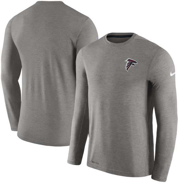 Men's Atlanta Falcons Nike Charcoal Coaches Long Sleeve Performance T-Shirt,We sell and wholesale Men's Atlanta Falcons Nike Charcoal Coaches Long Sleeve Performance T-Shirt on line form chian!